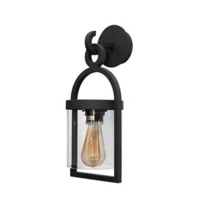 Aplique Farol Maya E27 Gris Oscuro exterior IP54