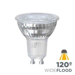 Bombilla LED GU10 6.5W 3000K 4000K 120º Wide Flood