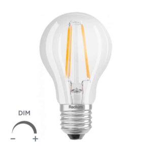 Bombilla estándar LED filamento E27 6W 806 lúmenes 2700K Regulable DIM