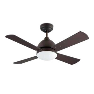Ventilador de techo Borneo marrón oscuro con palas reversibles (1066)
