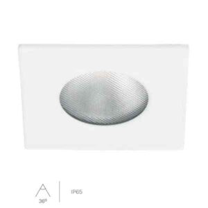 Downlight cuadrado LED Mark Fix 8W estanco IP65