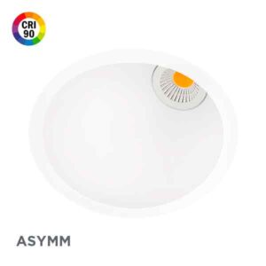 Downlight spot LED empotrable Swap Asymmetric ON/OFF Blanco