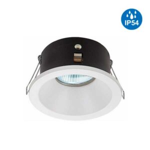 Foco de empotrar estanco redondo GU10 Comfort IP54