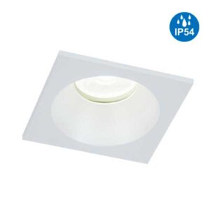 Foco de empotrar estanco cuadrado GU10 Comfort IP54