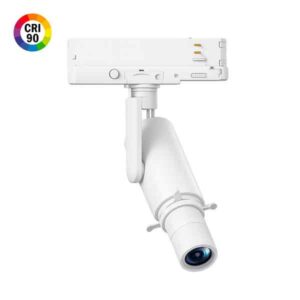 Foco proyector orientable Spectra S3 12W objetivo de recorte para carril trifásico