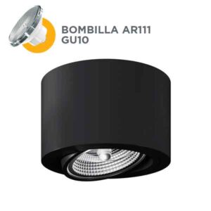 Foco superficie redondo orientable Avant AR111 / QR111 bombilla GU10
