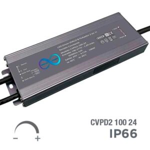 Driver LED tensión constante 100W CVPD2-100-24 Infinitum regulable Dali / Dali2 / Push + NFC