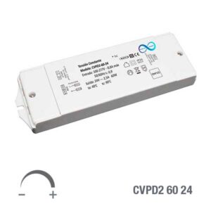 Driver LED tensión constante 60W CVPD2-60-24 Infinitum regulable Dali / Dali2 / Push + NFC