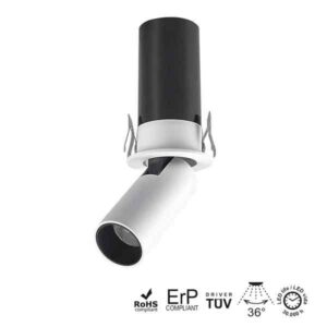 Foco empotrable basculante Garda Mini 5W y 7W