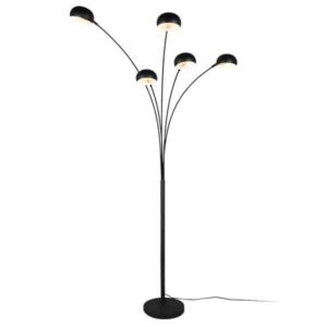 Lámpara de pie salón 5 luces E14 orientables