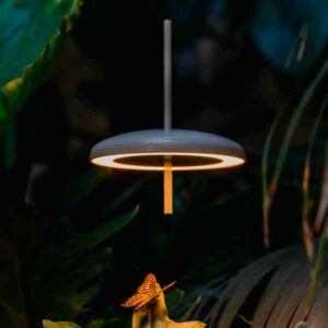 Lámpara de jardín exterior a batería Porte Strap LED 3W 500lm CCT DIM Touch IP43