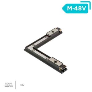 Codo eléctrico 90º para carril DC 48V accesorio