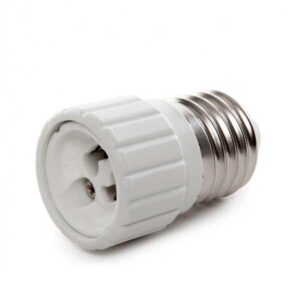 Adaptador de casquillo E27 a GU10 cerámico