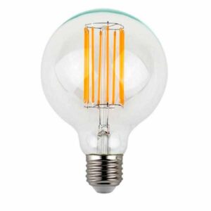 Bombilla globo LED Filamento 8W 2200K G125 Regulable
