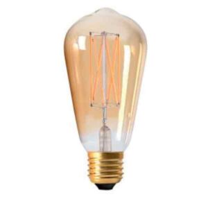 Bombilla LED Filamento 4W 2200K Rústica Ámbar Regulable E27