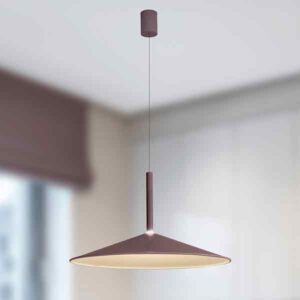 Lámpara suspendida altura adaptable Calice LED 32CM 48CM retráctil sube y baja