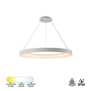 Lámpara de techo circular suspendida Niseko LED 65CM
