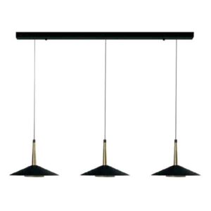 Lámpara suspendida regleta triple Orion LED 24W 250MM