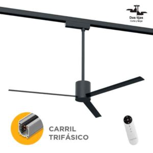 Ventilador de techo Monkey DC para carril trifásico (840)